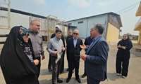 بازدید مشاور وزیر و مدیرکل دفتر هماهنگی امور استانها از مناطق جنگ زده استان هرمزگان